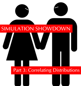 Excel Simulation Show-Down Part 3: Correlating Distributions